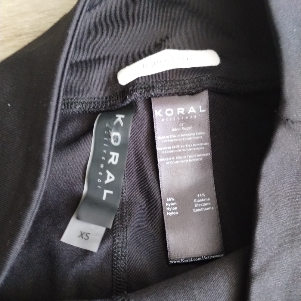 Koral Black Black Leggings XS - Picture 5 of 7